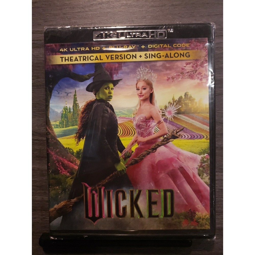 Wicked - 4K Ultra HD + Blu-ray + Digital 4K UHD Blu-ray  NEW